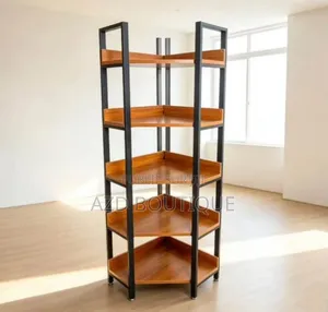 Étagère De Coin / d'Angle Design Industriel - 5 Niveaux