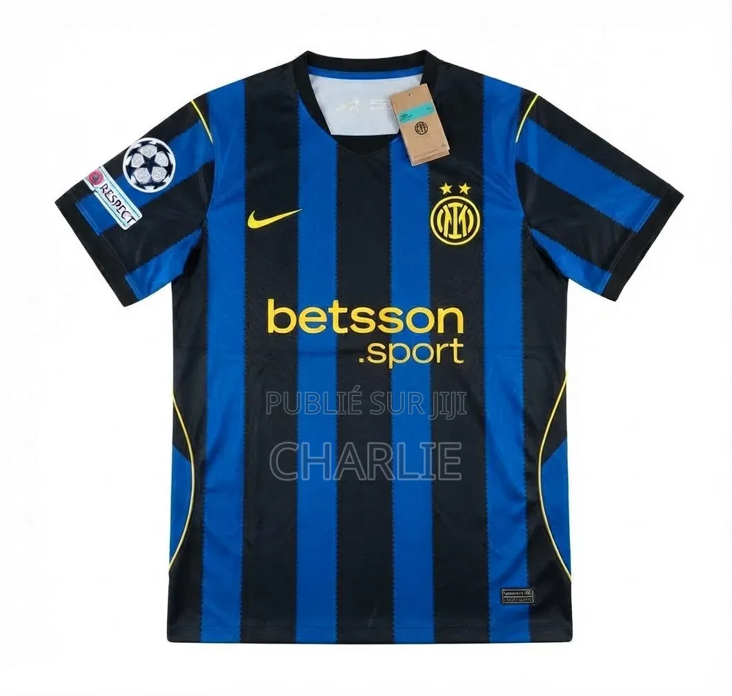 Maillot Domicile Inter Milan 2024/2025 – UEFA Champions League Édition