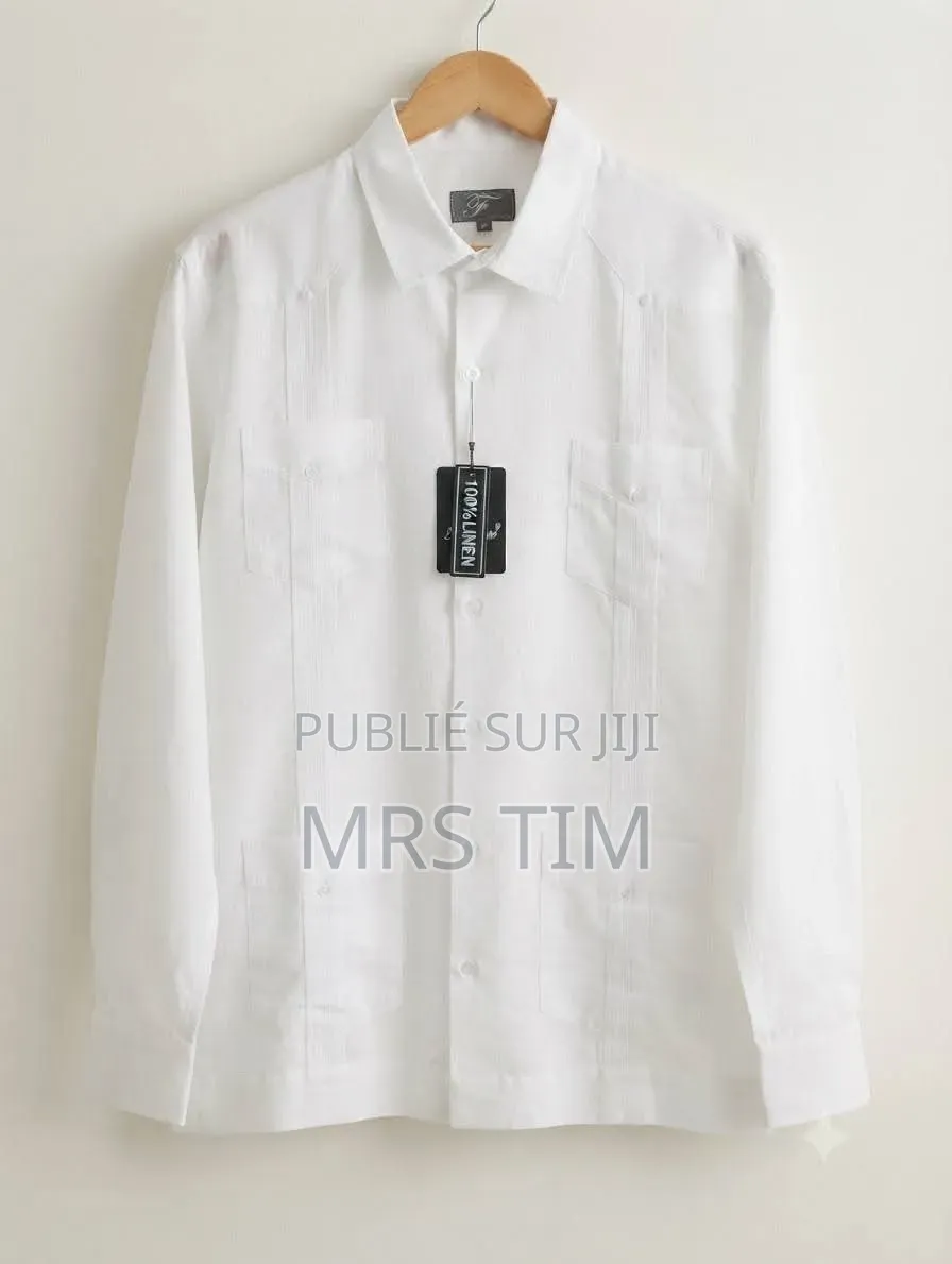 ​"Chemise Cubaine Homme Manches Courtes M Au 3XL" Ou