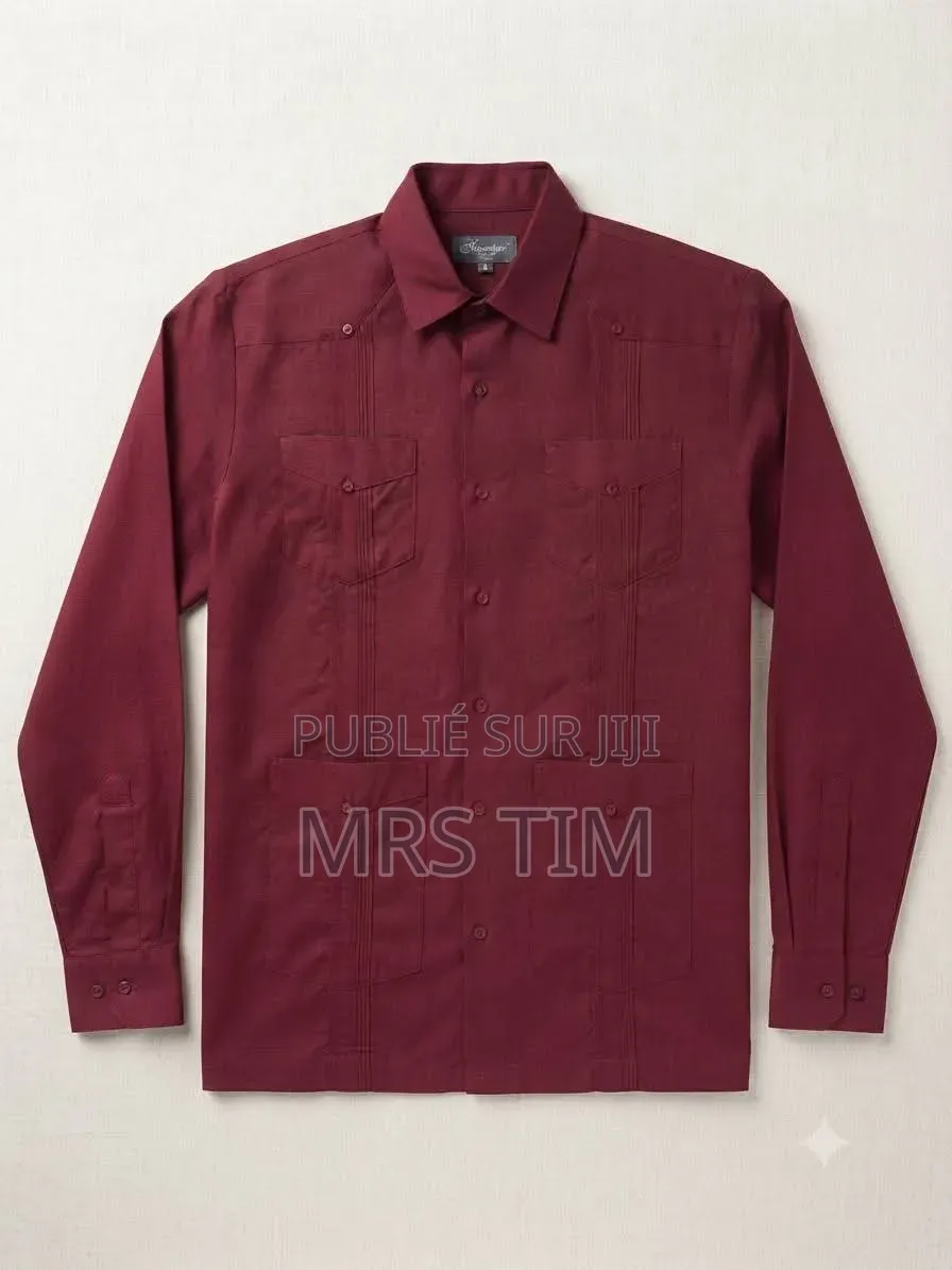 ​"Chemise Cubaine Homme Manches Courtes M Au 3XL" Ou