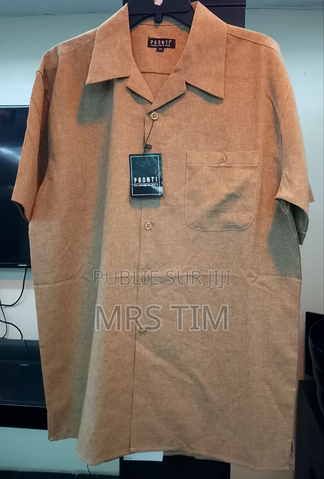 ​"Chemise Cubaine Homme Manches Courtes M Au 3XL" Ou
