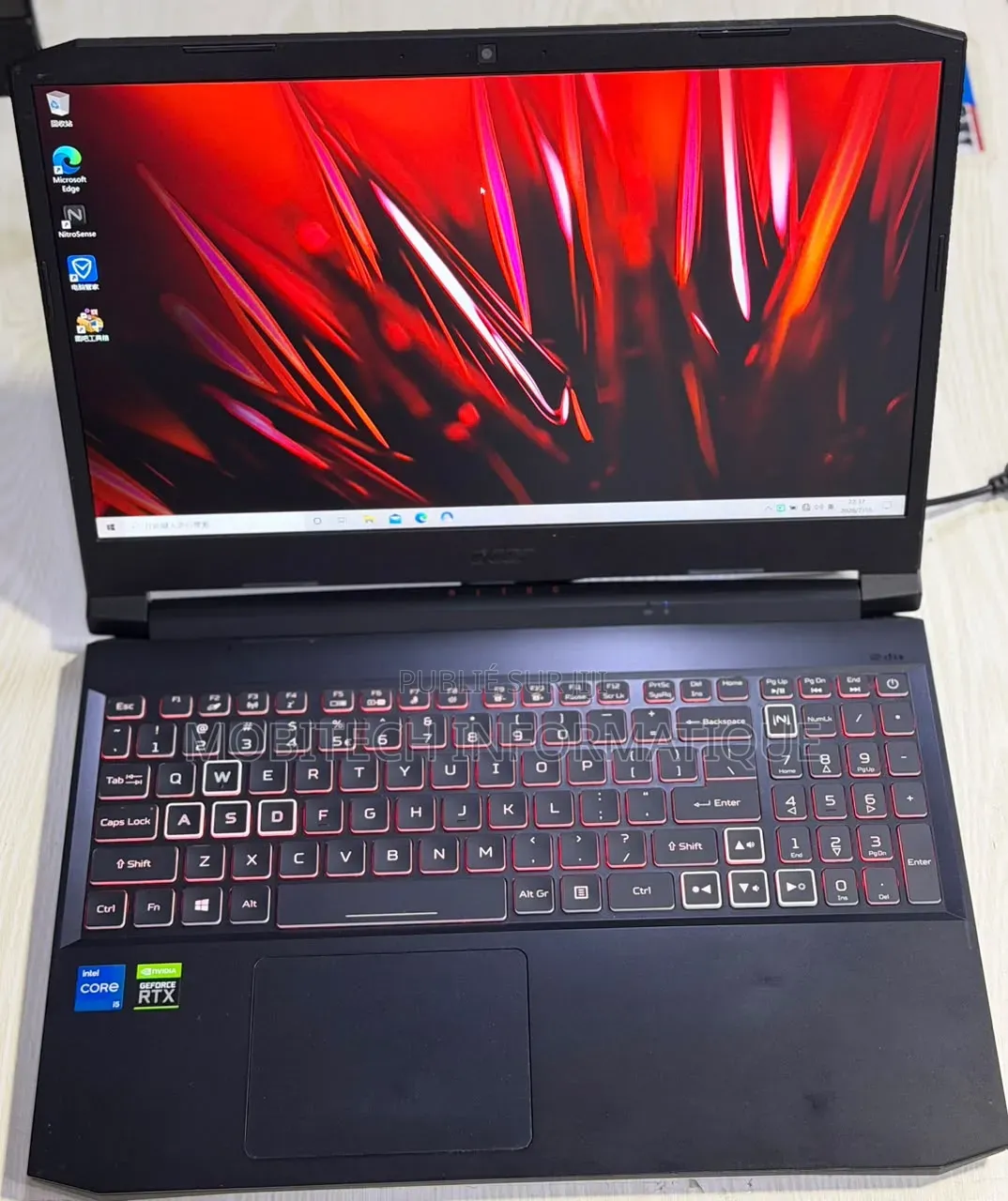 Ordinateur portable Acer Nitro 5 16GB Nvidia SSD 512GB