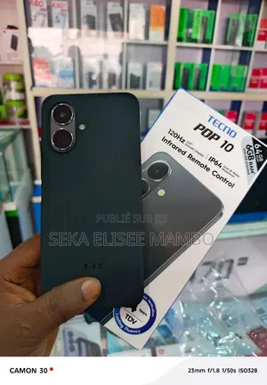 Tecno Pop 10 128 GB Noir