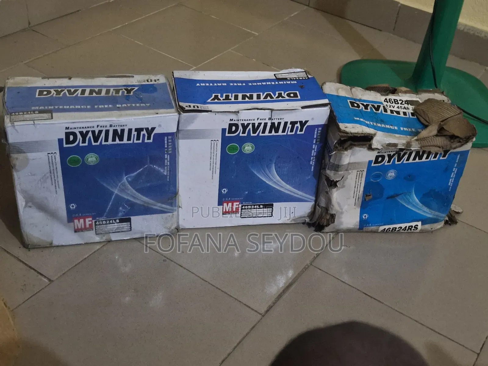  Titre
Batterie DYVINITY 12V 45Ah 46B24LS – Neuve & Occasion