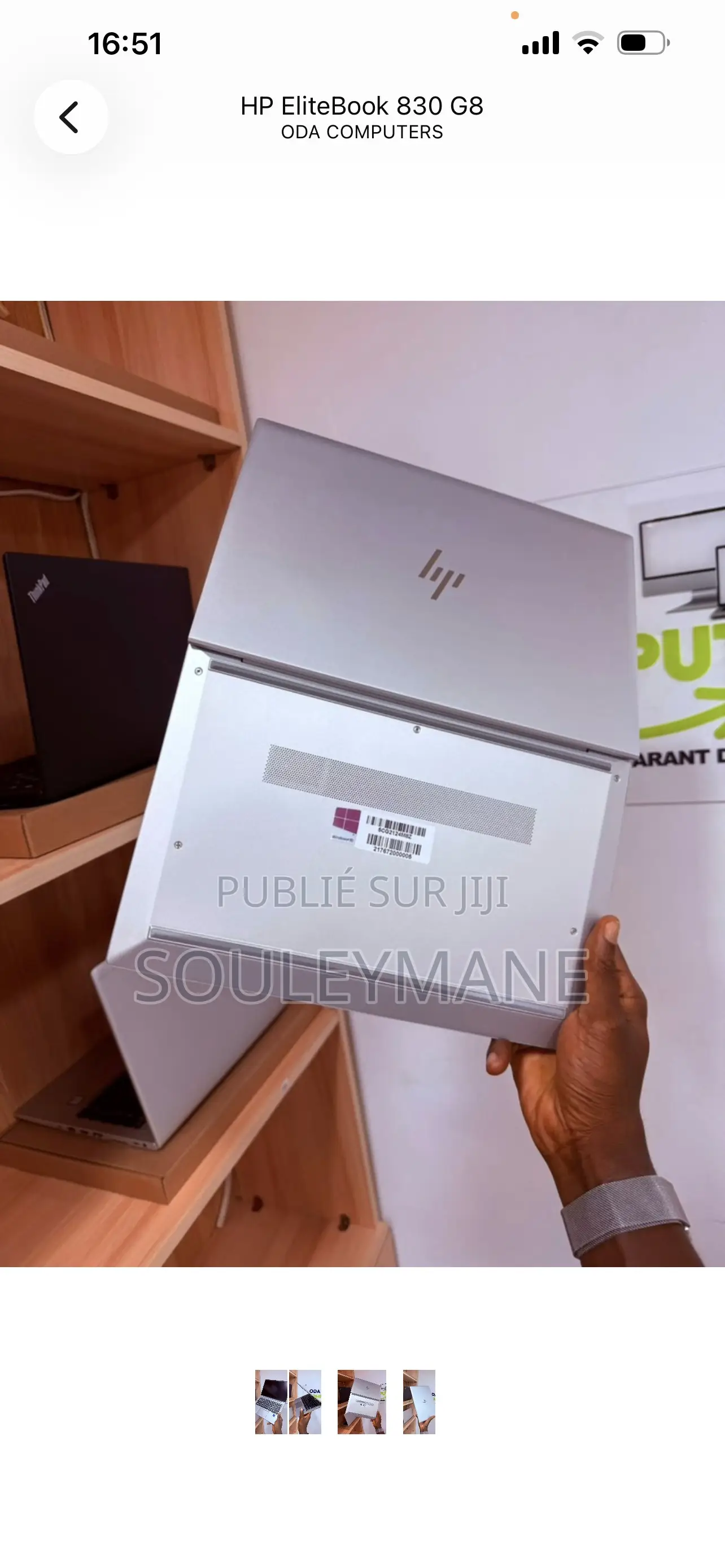 Ordinateur portable HP EliteBook 850 G8 16GB Intel Core i5 SSD 512GB