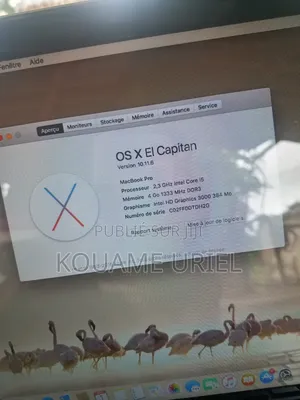 Ordinateur portable Apple MacBook Pro 8GB Intel Core i5 HDD+SSD 640GB