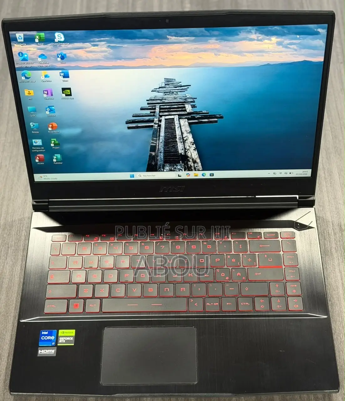 Ordinateur portable MSI 16GB Intel Core i7 SSD 1T