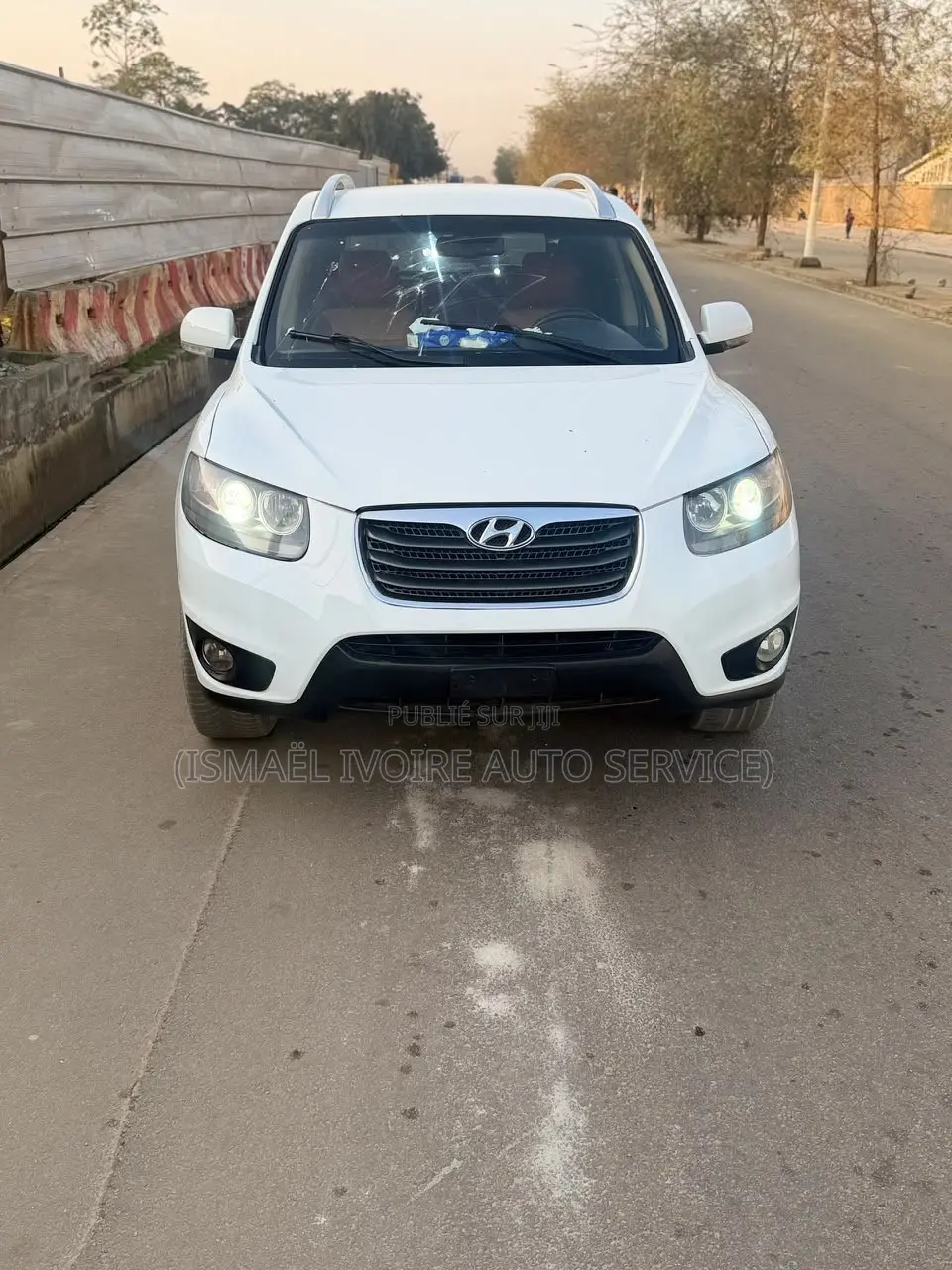 Hyundai Santa Fe 2009 Blanc