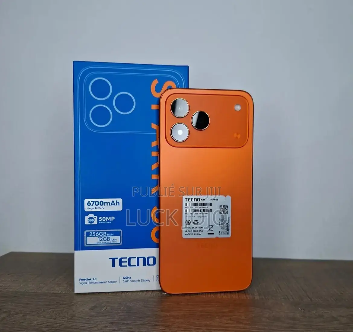 Nouveau Tecno Spark 50 128 GB Orange