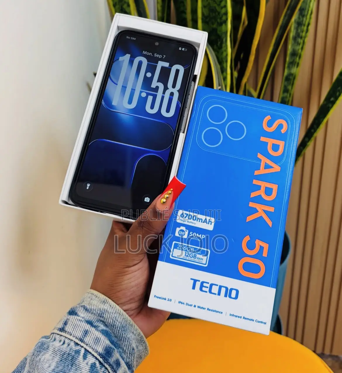 Nouveau Tecno Spark 50 128 GB Noir