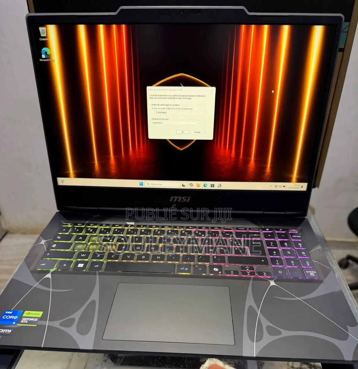Nouveau Ordinateur portable MSI Cyborg 15 16GB Intel Core i5 SSD 512GB