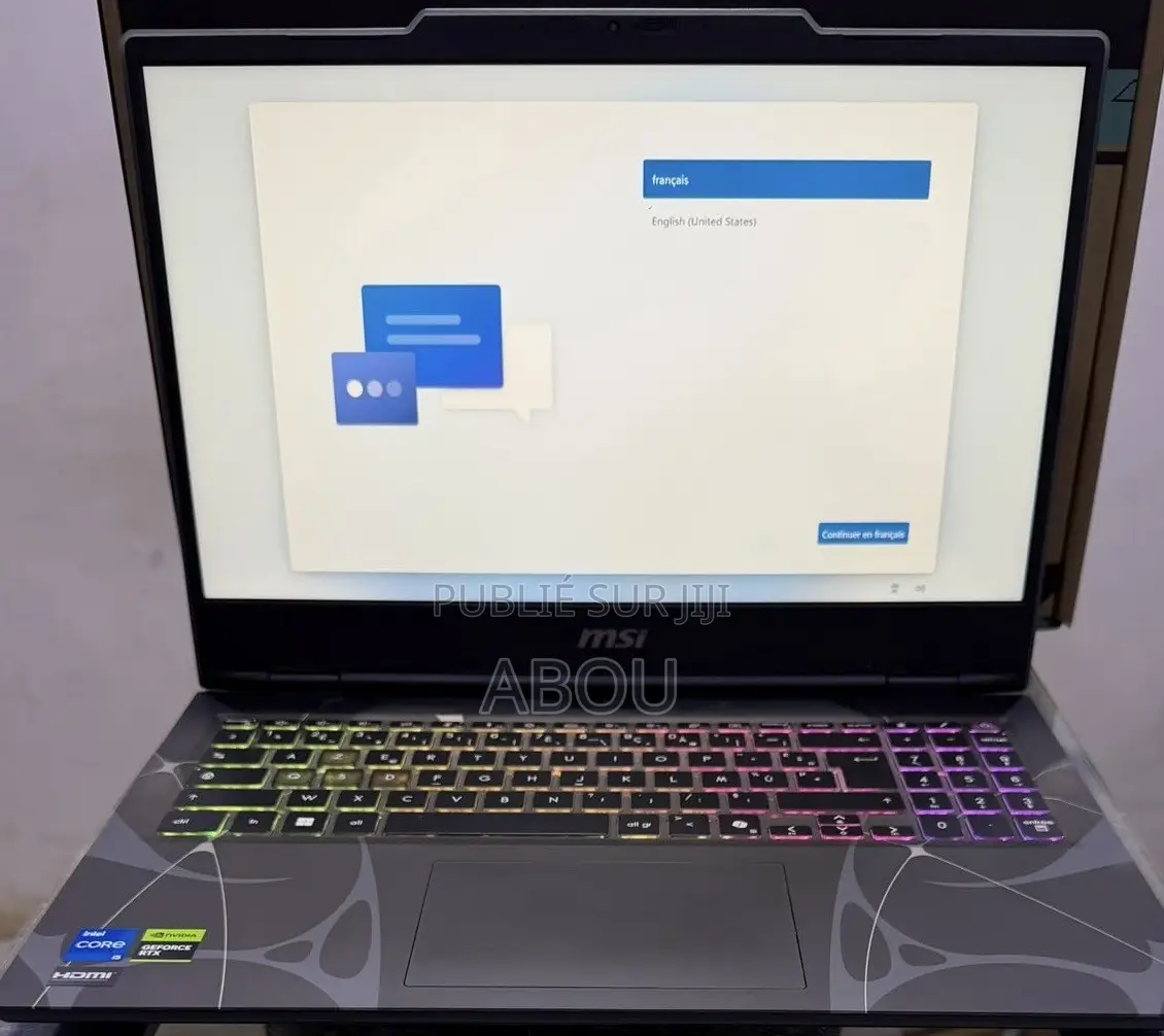 Nouveau Ordinateur portable MSI Cyborg 15 16GB Intel Core i5 SSD 512GB