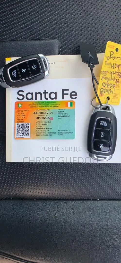 Hyundai Santa Fe 2020 Blanc
