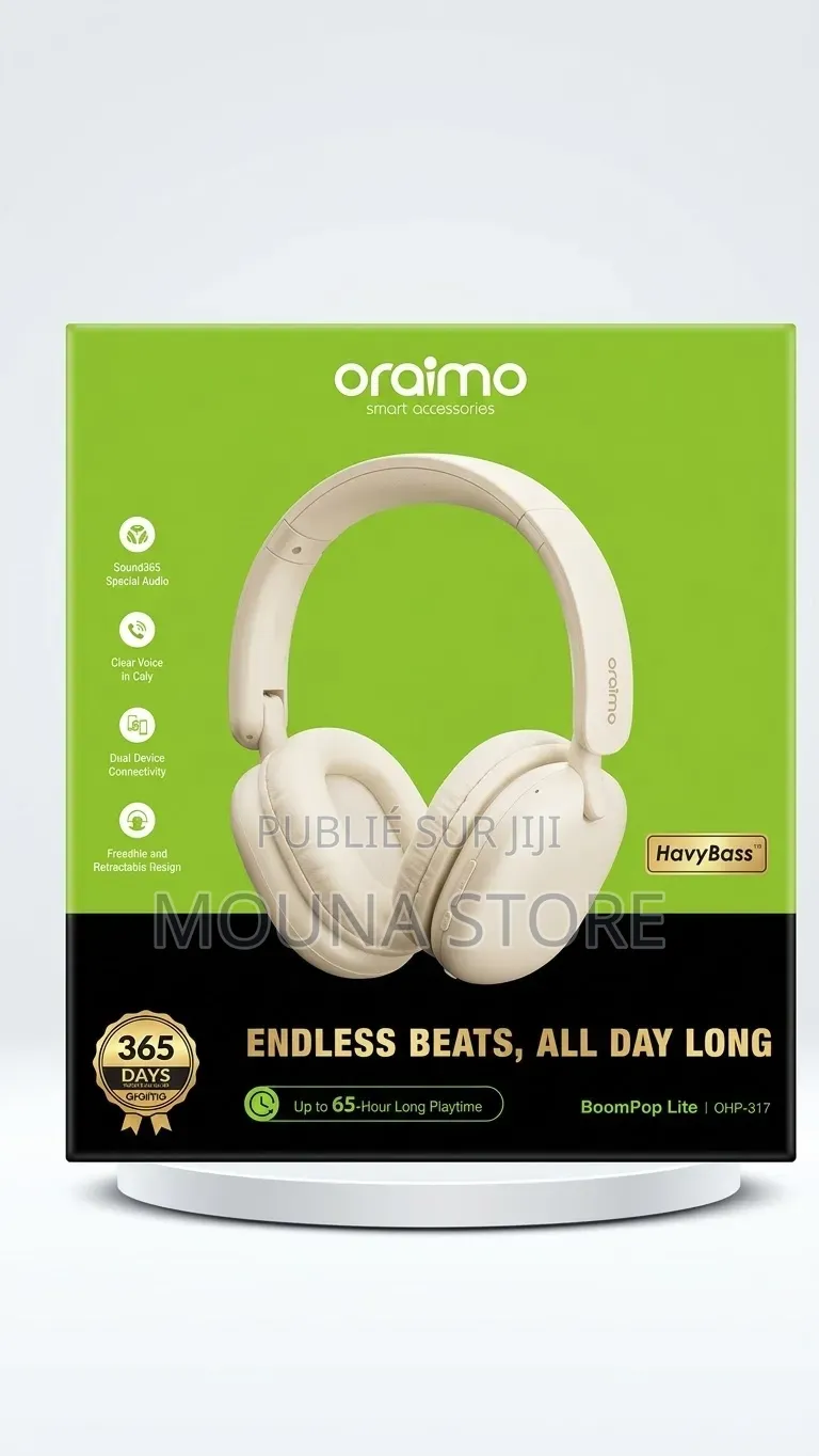 Oraimo BoomPop Lite OHP-317 Profitez D’un Son Immersif
