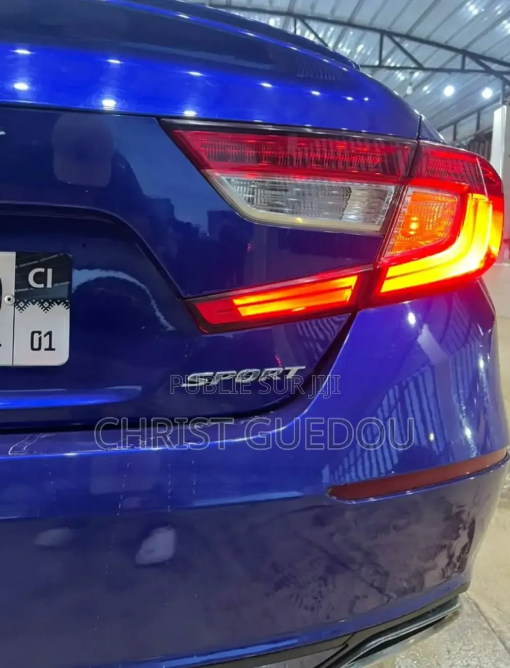 Honda Accord Sport 2018 Bleu