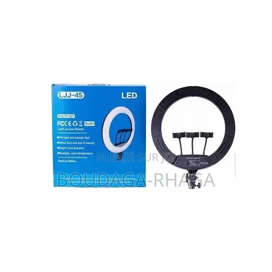 Ring Light Professionnelle 45cm /18 Pouces Avec Trépied - Modèle LJJ45