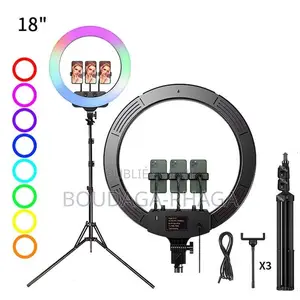 Ring Light Professionnelle 45cm /18 Pouces Avec Trépied - Modèle LJJ45