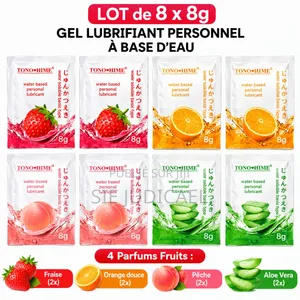 Lot De 8 Lubrifiants Comestibles & Huiles De Massage