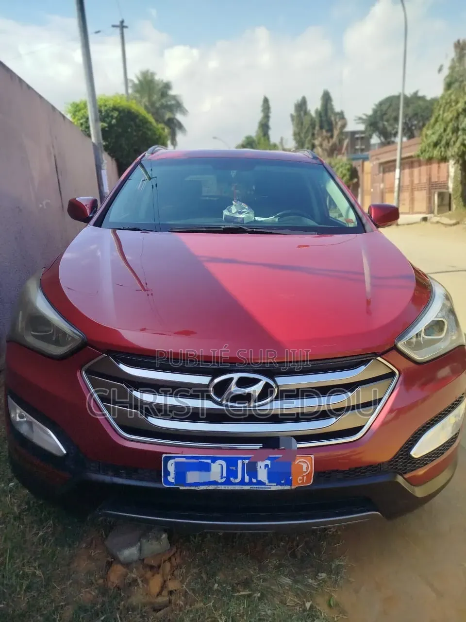 Hyundai Santa Fe 2016 Rouge