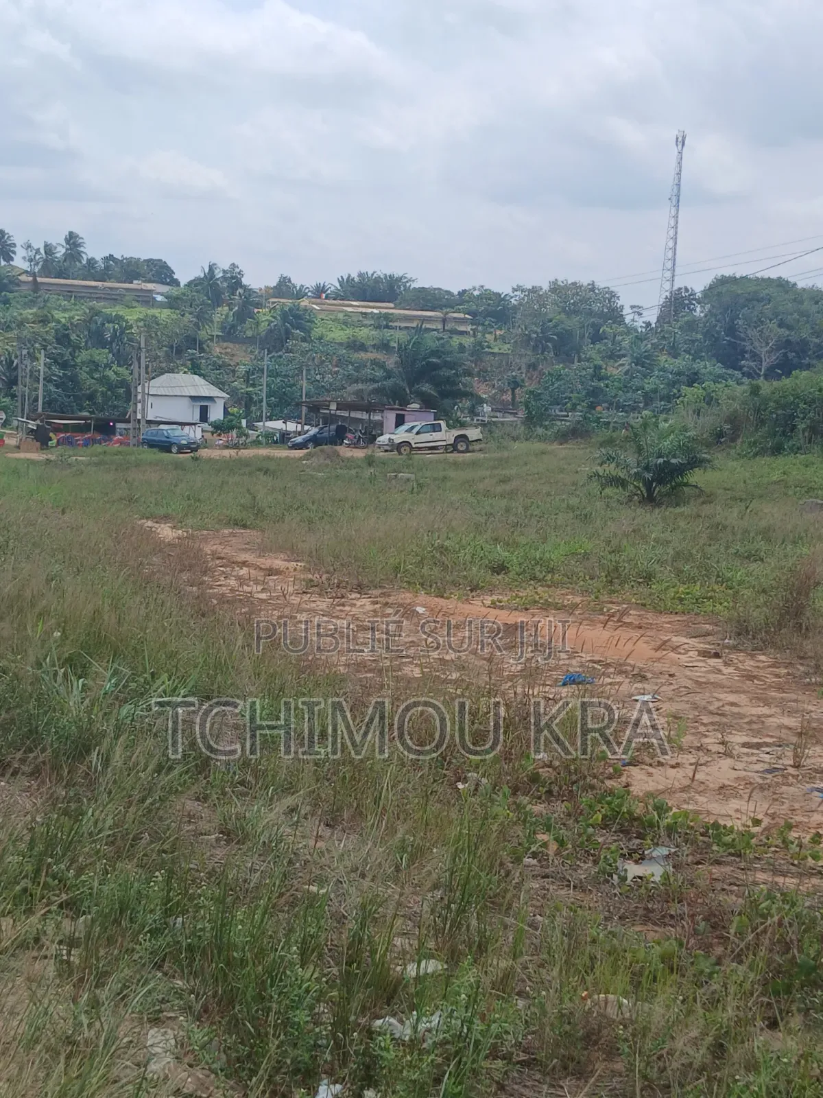 Vente Terrain 2000m2 Commercial Attinguié Ville Route Akoupé