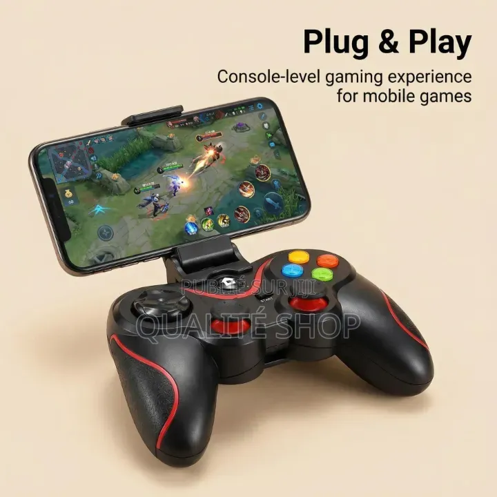 Manette De Jeu Sans Fil Bluetooth