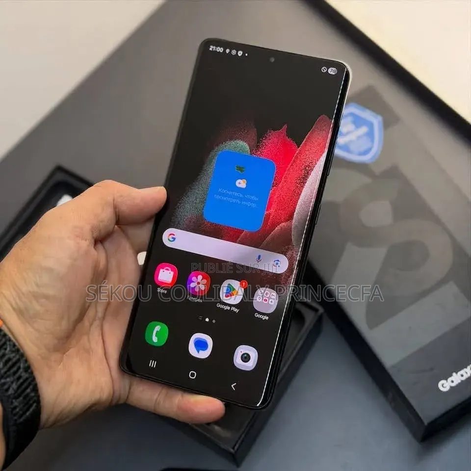 Nouveau Samsung Galaxy S21 Ultra 5G 512 GB Noir