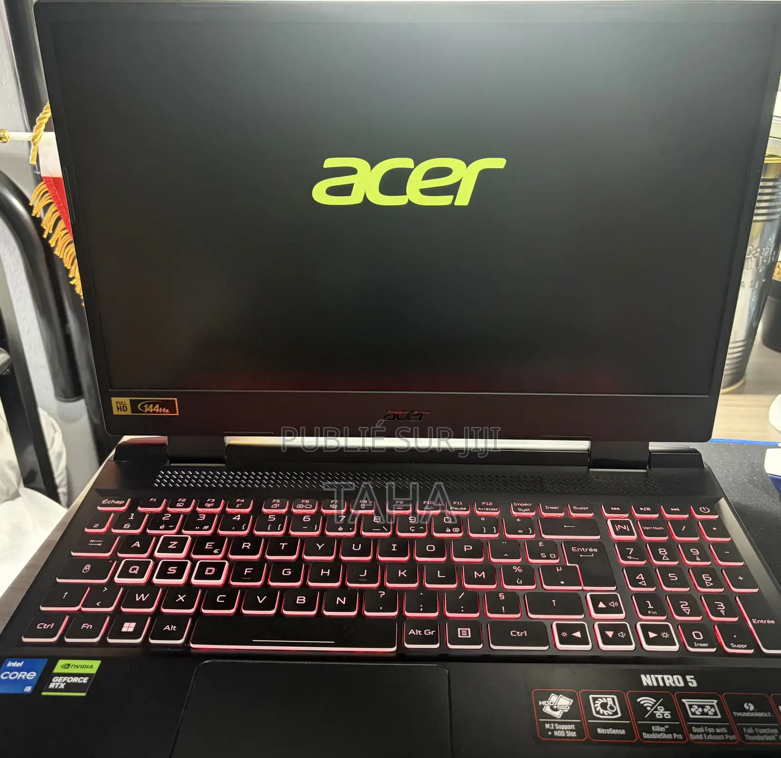 Acer Nitro5 QuasiNEUF Intel I5 12Gen / RTX 4060 / 16 Go RAM / SSD NVMe