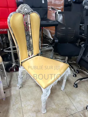 Chaise en Métal Solide Et Élégante Pour Salle À Manger Ou Cérémonie