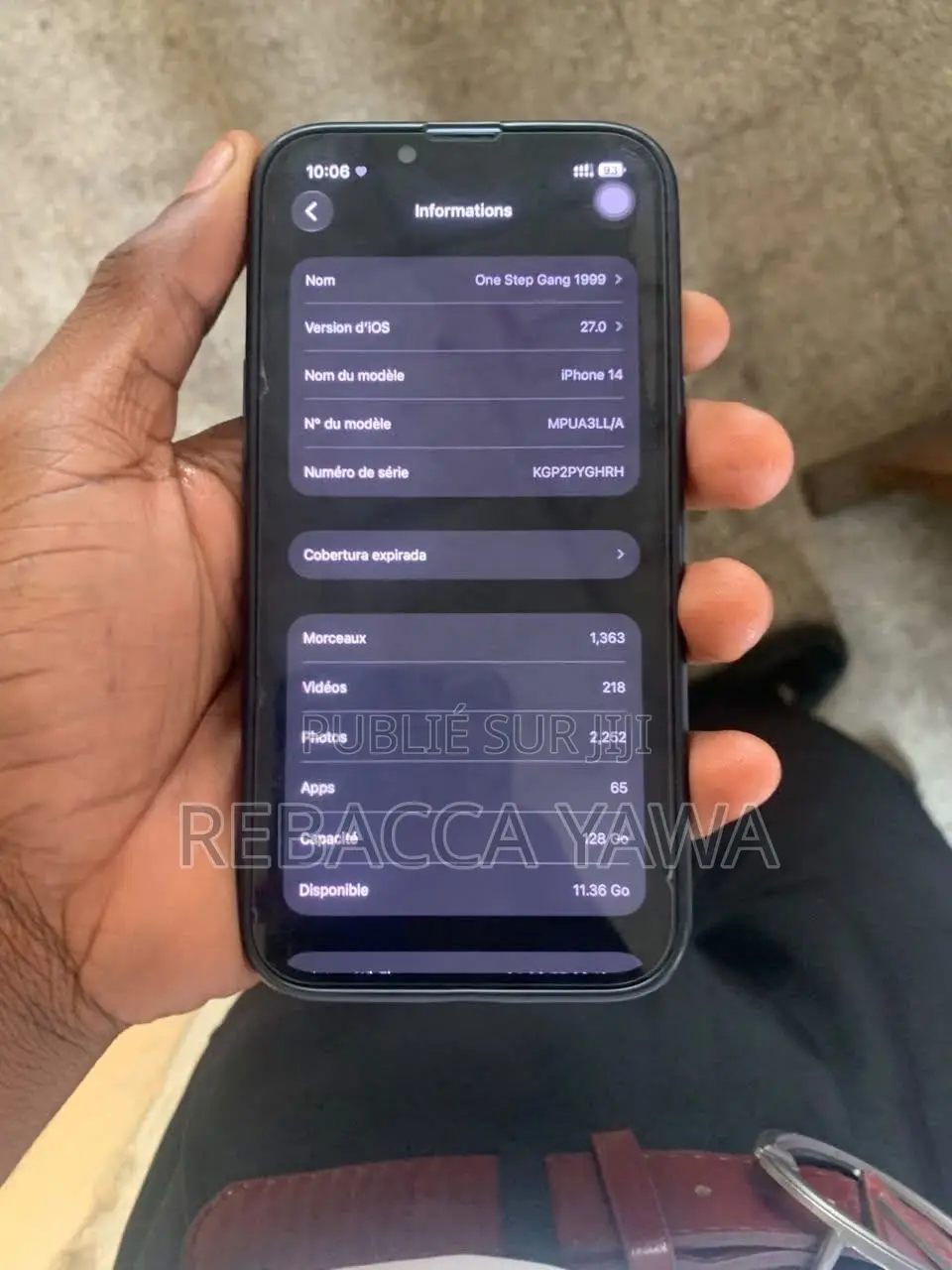 Nouveau Apple iPhone 14 128 GB Bleu