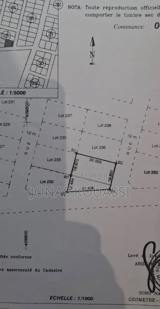 Terrain en Vente a Grand Bassam