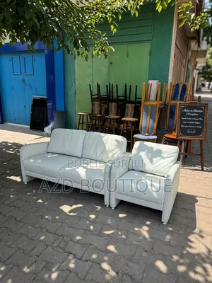 SALON EN CUIR , 100%CUIR, Importé Allemagne 