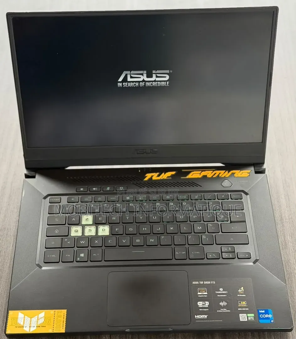 Ordinateur portable Asus TUF Gaming F15 16GB Intel Core i7 SSD 512GB
