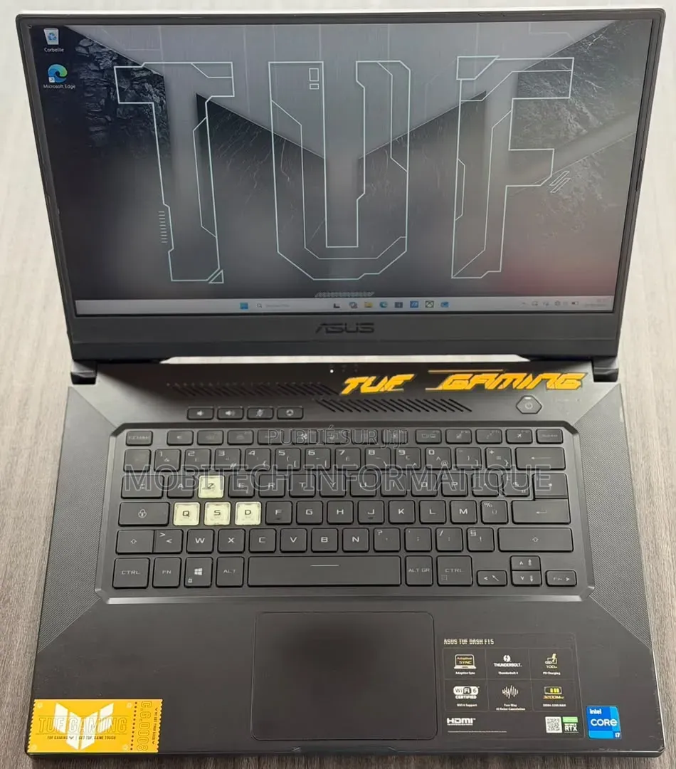 Ordinateur portable Asus TUF Gaming F15 16GB Intel Core i7 SSD 512GB