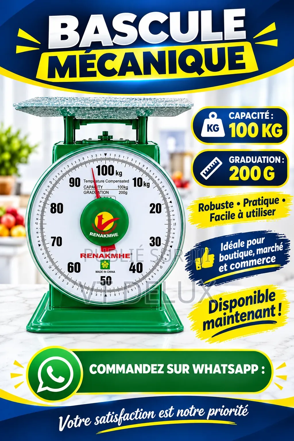 Bascule De Commerce 100kg