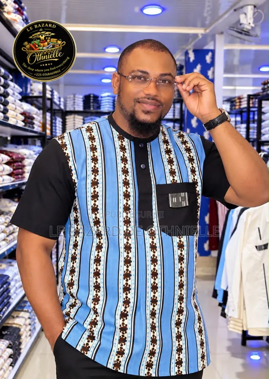 Chemise Manche Courte Colle Rond