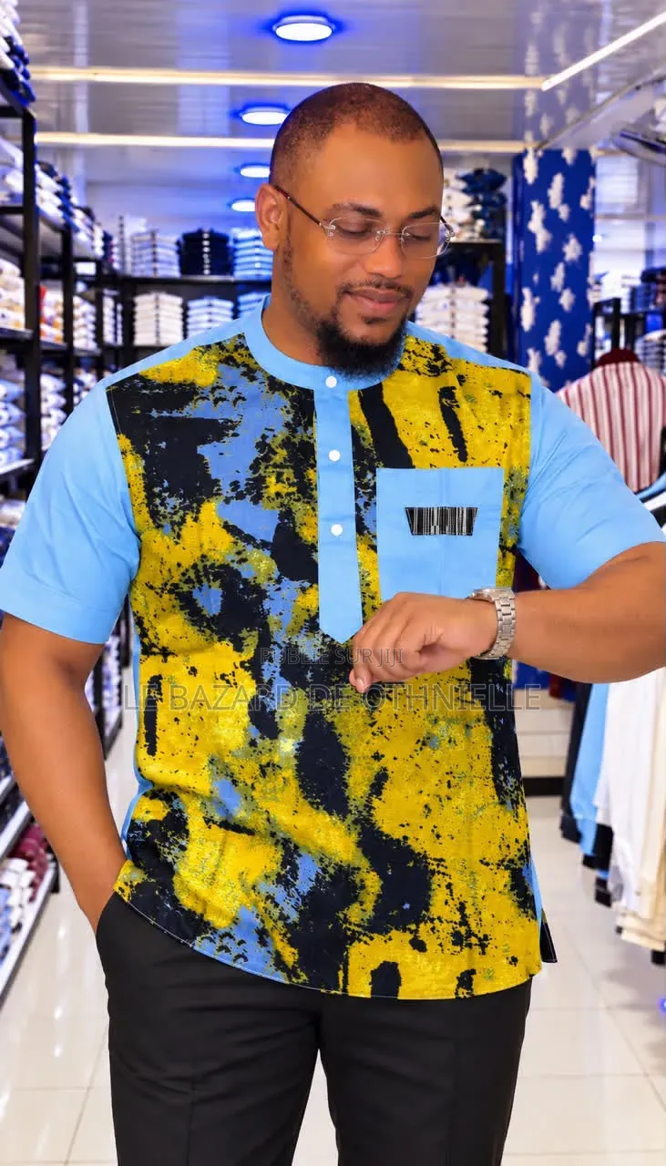 Chemise Manche Courte Colle Rond
