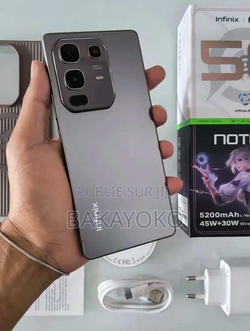Infinix Note 50 4G 256 GB Blanc