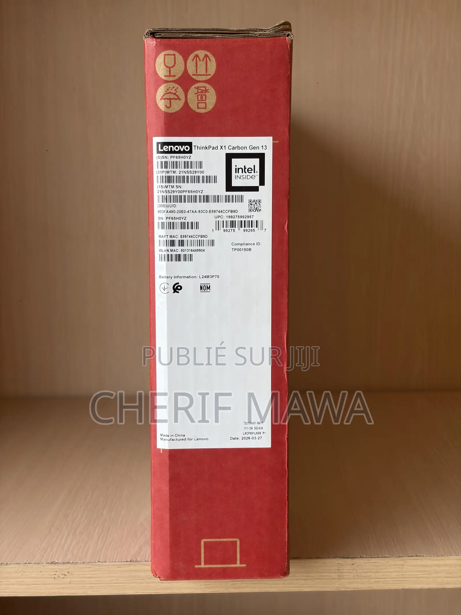 Nouveau Lenovo ThinkPad X1 Yoga 32GB Intel Core Ultra 7 SSD 512GB