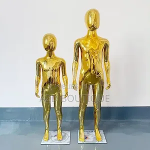 Mannequin Enfants De Couleur Dorée Ou Blanc Et Noire De 0-15ans