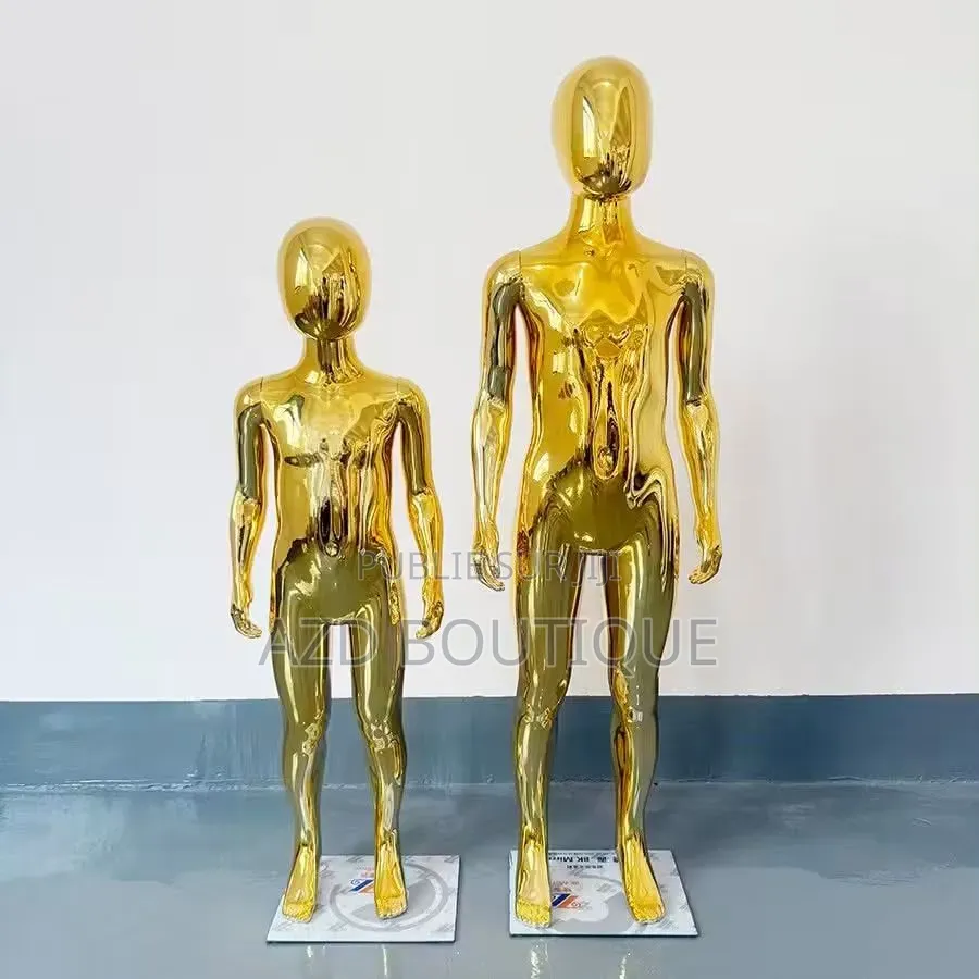 Mannequin Enfants De Couleur Dorée Ou Blanc Et Noire De 0-15ans