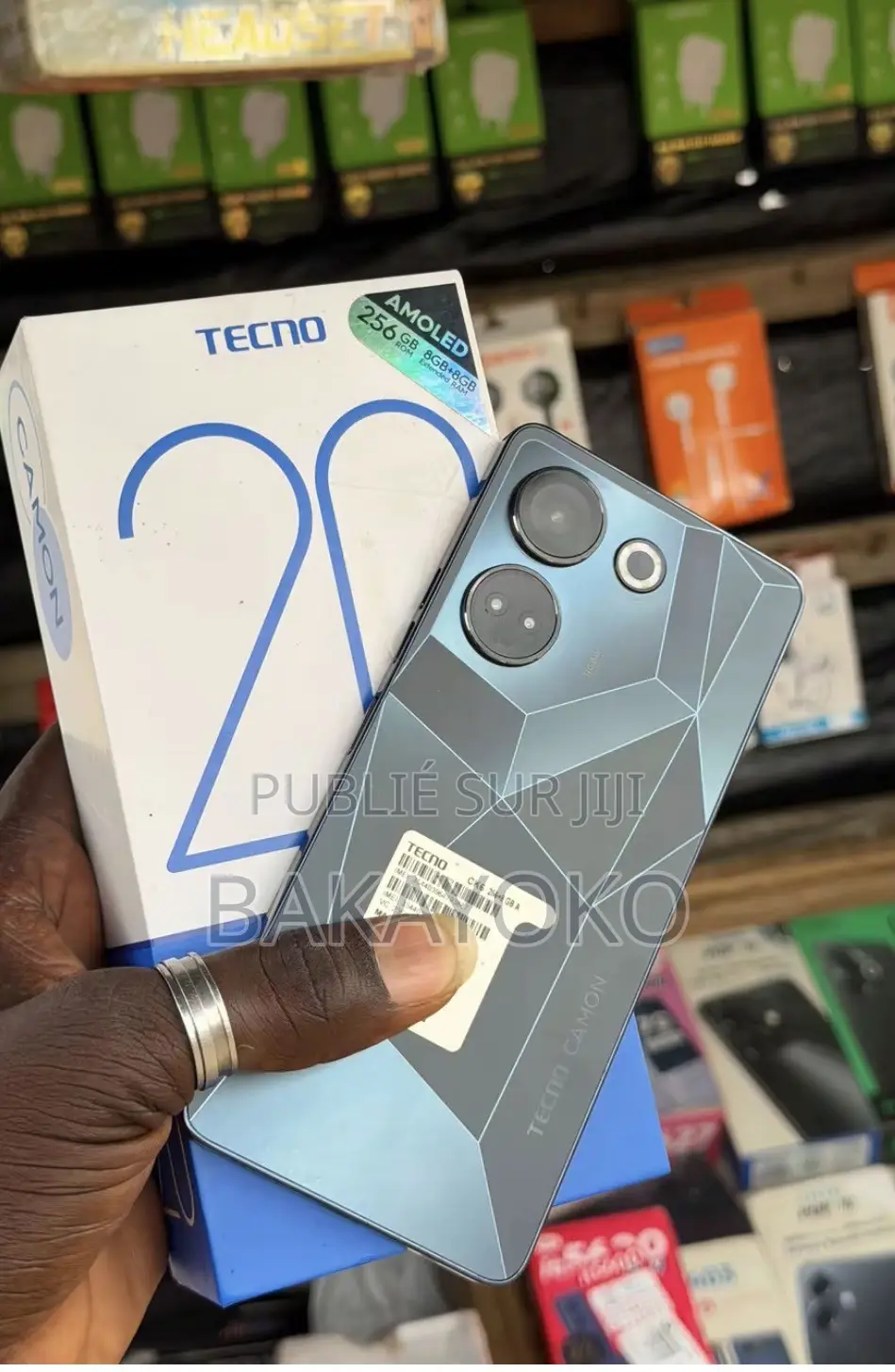 Tecno Camon 20 256 GB Noir