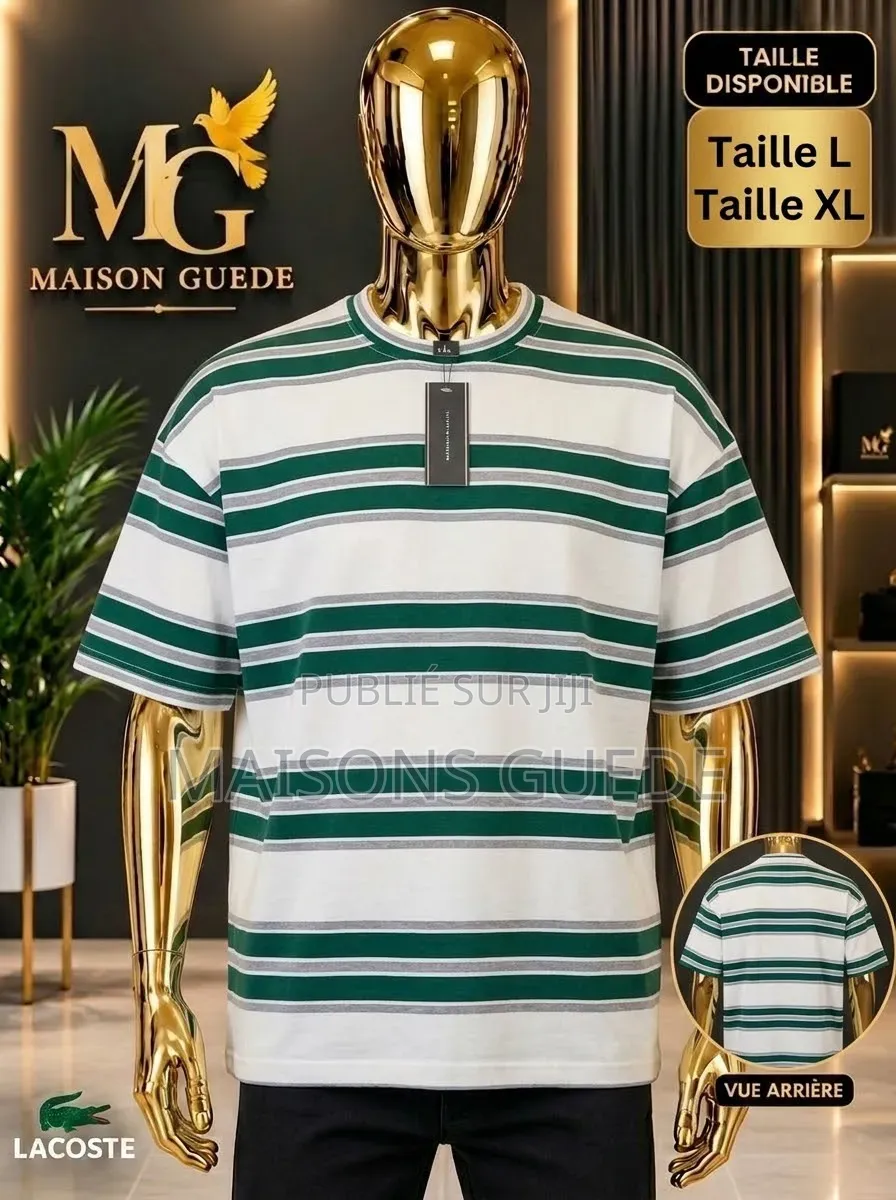 Tee-Shirt Rayures Sans Marque