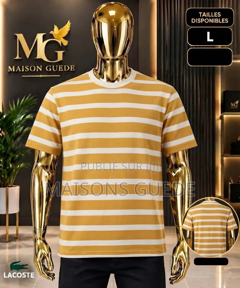 Tee-Shirt Rayures Sans Marque