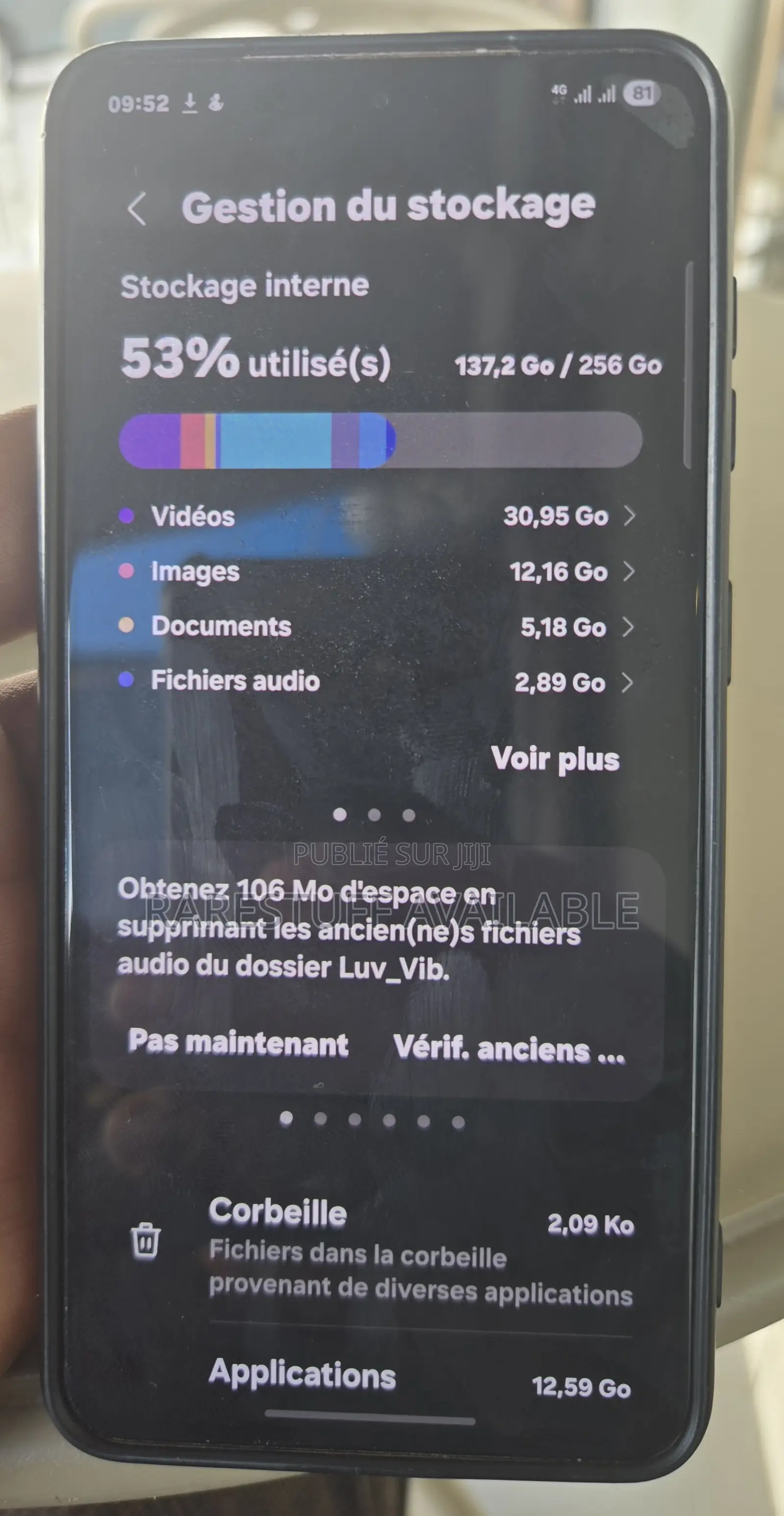 Samsung Galaxy S21 5G 256 GB Or rose