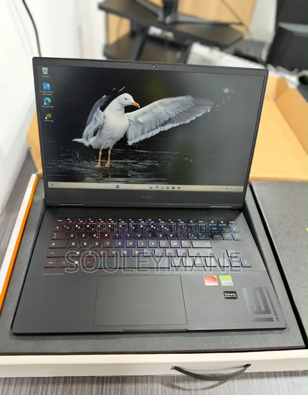 Ordinateur portable HP Omen 16 16GB AMD Ryzen 7 SSD 512GB