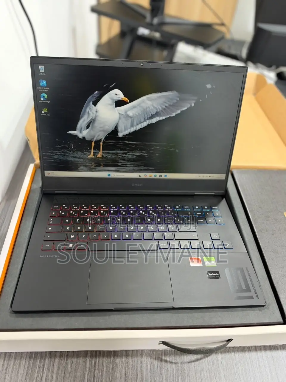 Ordinateur portable HP Omen 16 16GB AMD Ryzen 7 SSD 512GB