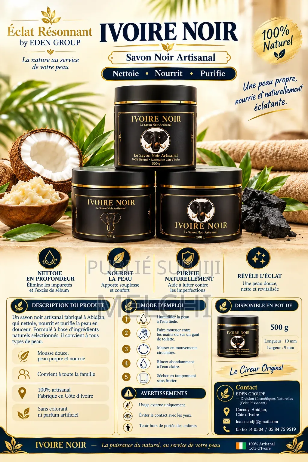 Ivoire Noir (500g)