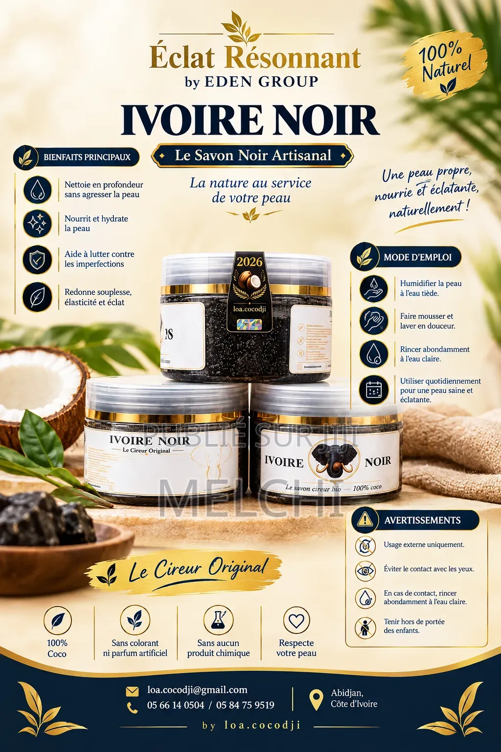 Ivoire Noir (300g)