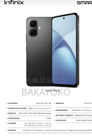 Infinix Smart 10 128 GB Doré