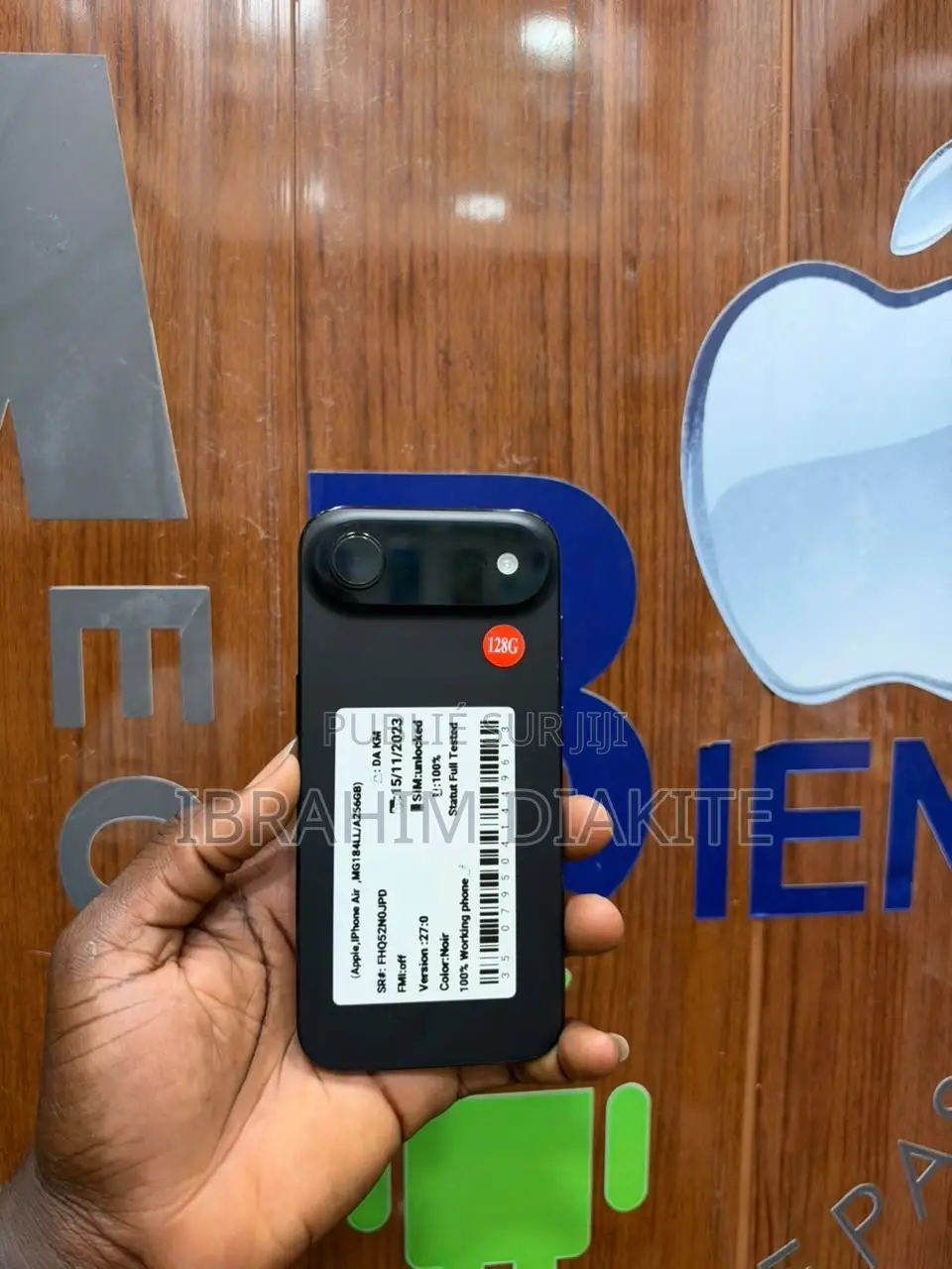 Apple iPhone Air 256 GB Noir